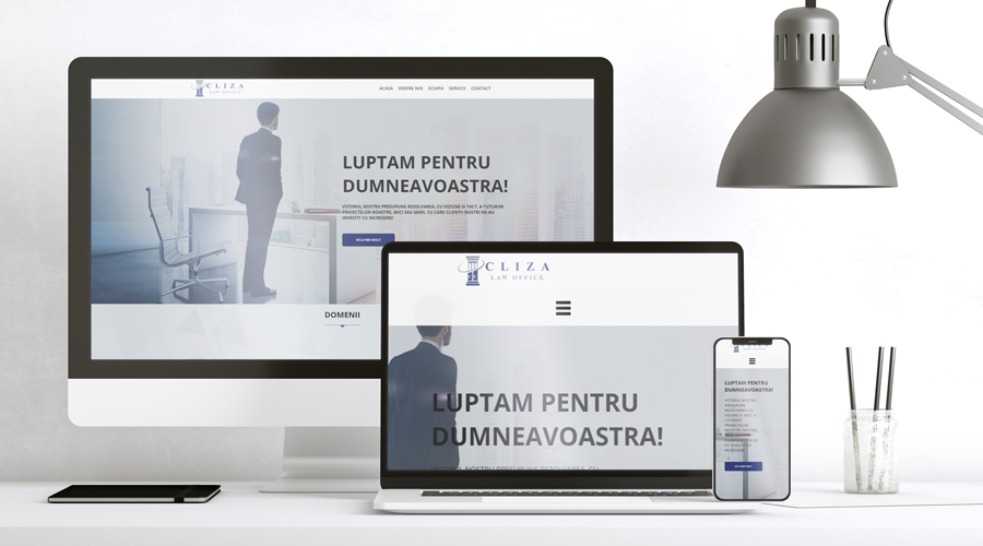 Website design & development pentru un birou de avocatura, care s-a dovedit ca are castig de cauza